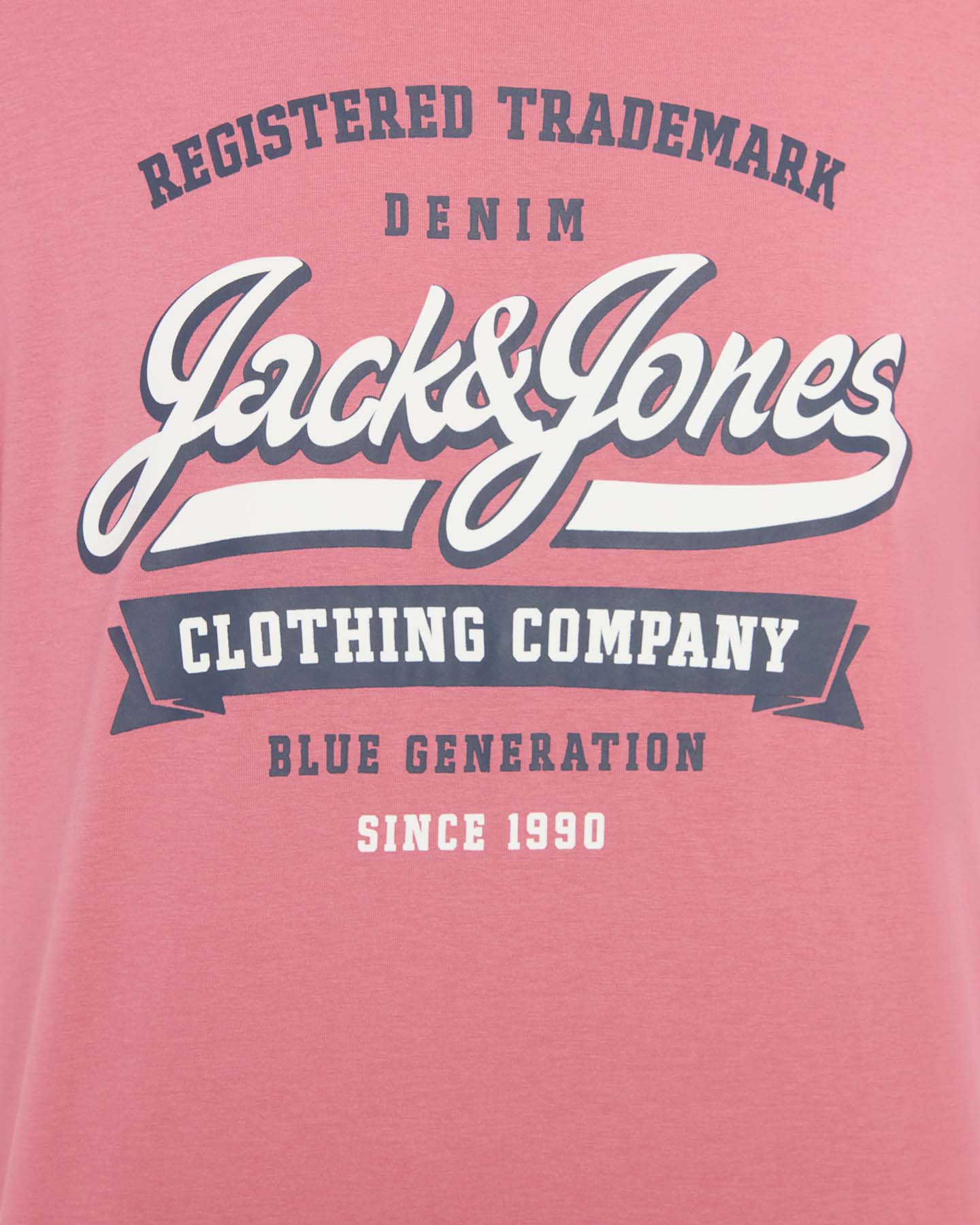 T-shirt JACK & JONES LOGO COL M - Rosa - 2 | Cisalfa Sport